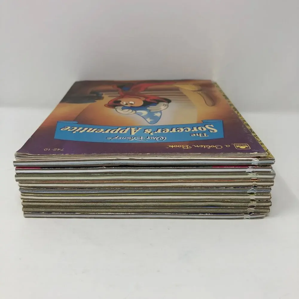 Little Golden Books Lot of 10 Modern & Vintage Disney Lion King Frozen Mickey